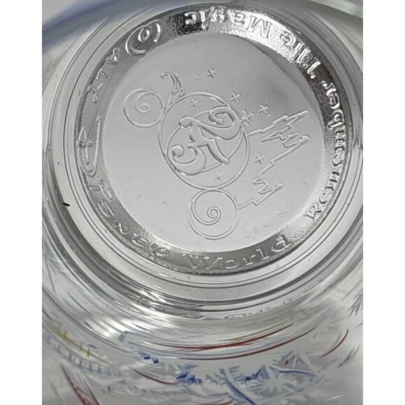 Vintage Walt Disney World 25th Anniversary Mickey Mouse Epcot McDonald Glass - Picture 4 of 4